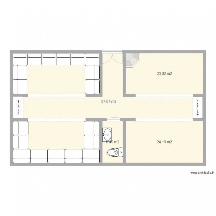 Plan appat. Plan de 0 pièce et 0 m2