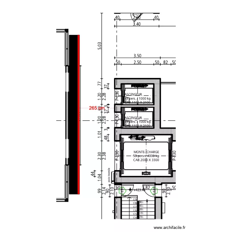 Mur LED FTI Spark PLO. Plan de 