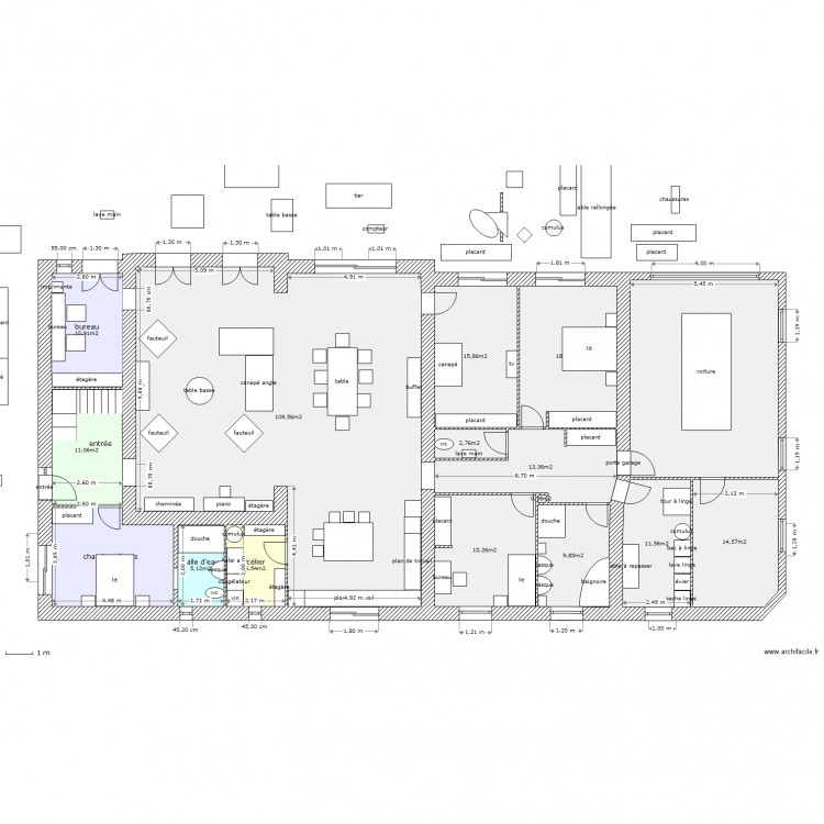 tres grd changement. Plan de 0 pièce et 0 m2