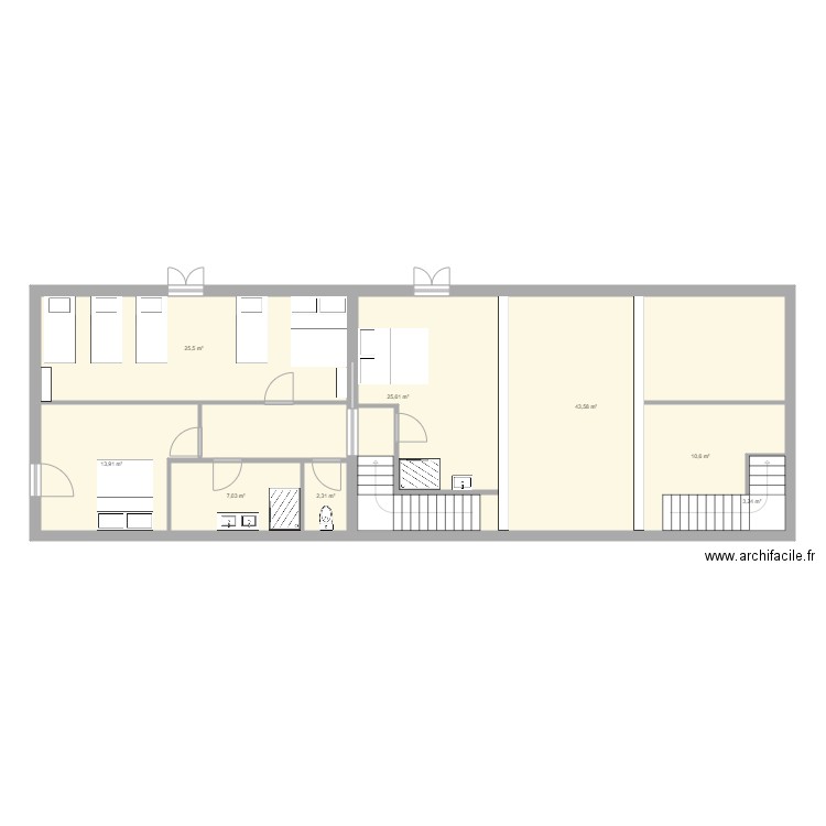 Reigneville etage v3. Plan de 0 pièce et 0 m2
