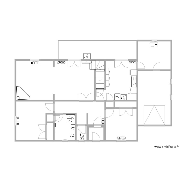 RDC. Plan de 0 pièce et 0 m2