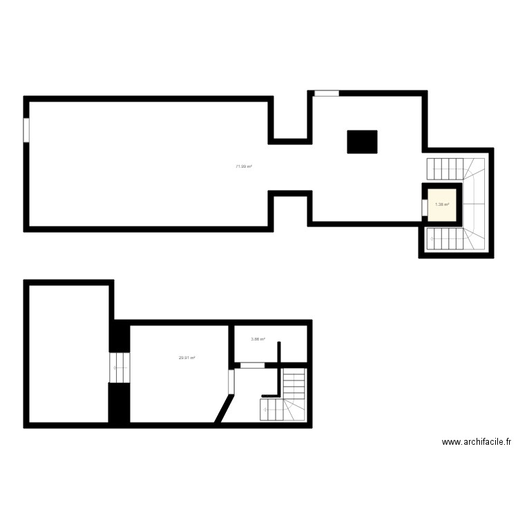 HAVANE AUBERVILLIERS. Plan de 0 pièce et 0 m2