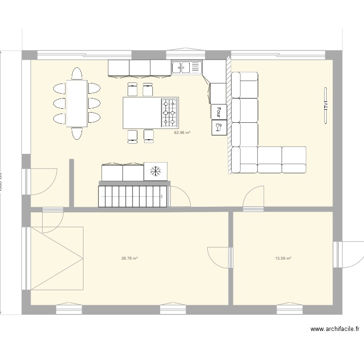 Garage lateral. Plan de 0 pièce et 0 m2