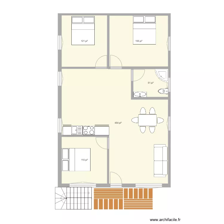 242 rdc basic avant seul. Plan de 242 rdc basic avant seul. Plan de