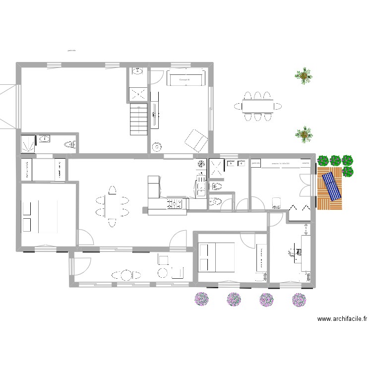 projet A. Plan de 0 pièce et 0 m2