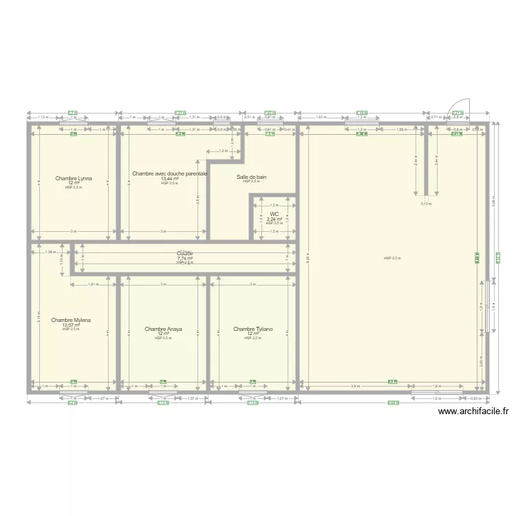 VILLA 1. Plan de VILLA 1. Plan de