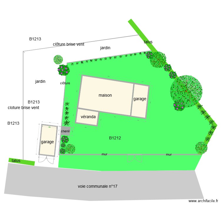 garage 4. Plan de 0 pièce et 0 m2