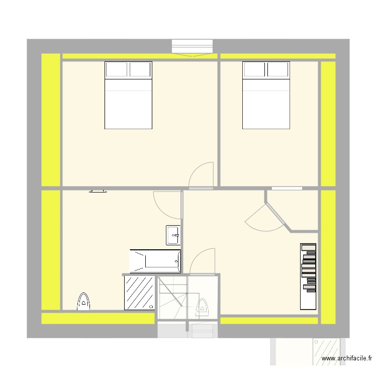 hennequin. Plan de 0 pièce et 0 m2