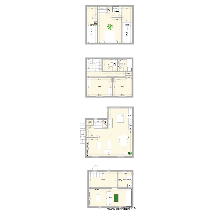 Maison Villa Eugène Projet 3. Plan de 0 pièce et 0 m2