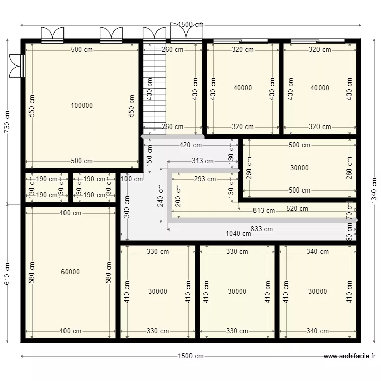 Terrai Aeroport nouveau. Plan de 