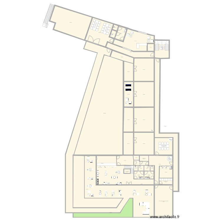 VILLA SCHOEFFERT RDC Bar Lounge . Plan de 0 pièce et 0 m2