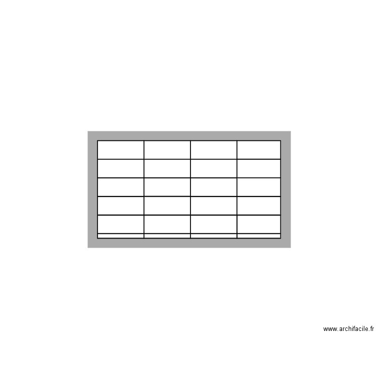 calpinage baignoire. Plan de 0 pièce et 0 m2