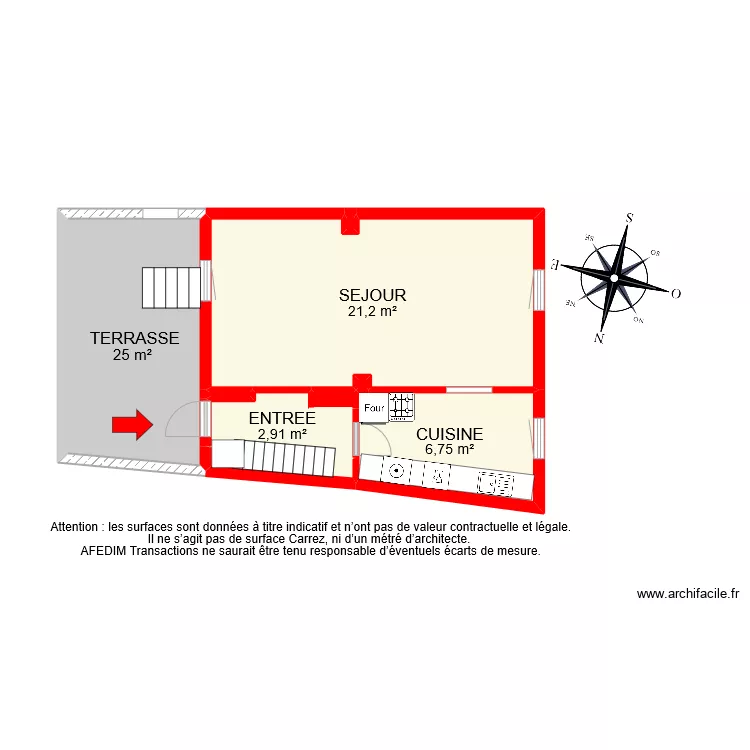 BI 10727 RDC. Plan de 
