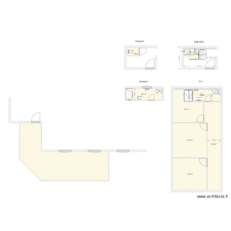 DAOULAS receveur 100  80. Plan de 0 pièce et 0 m2