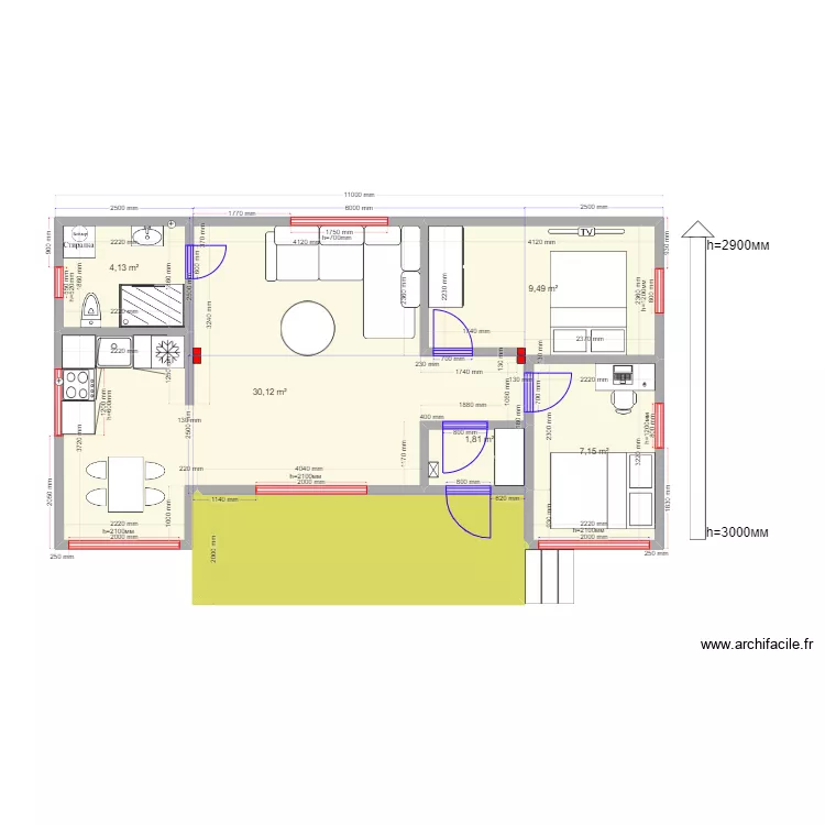 60 1 Adel эл1. Plan de 