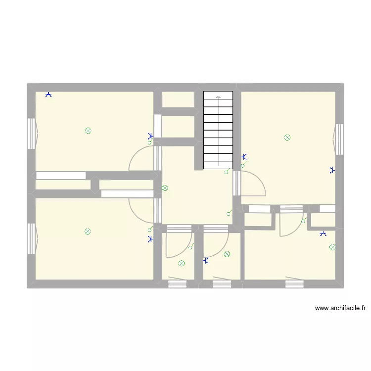 MANGET 1ER. Plan de 13  et 50 m²