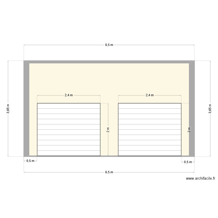 facade avant maison Tony. Plan de 1 pièce et 22 m2