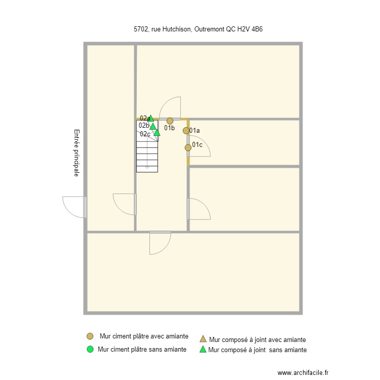 5702 Hutchison Outremont . Plan de 0 pièce et 0 m2