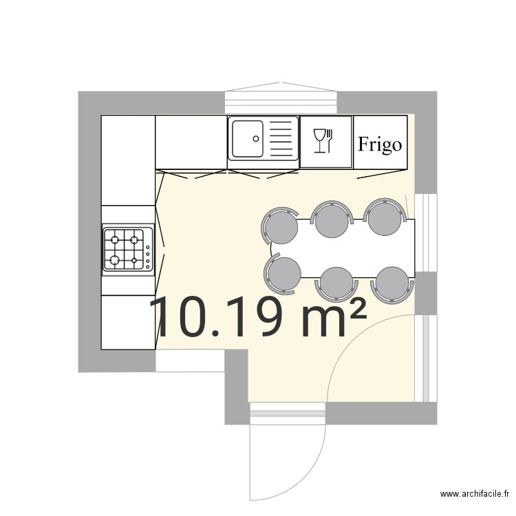 Cuisine simone3. Plan de 0 pièce et 0 m2