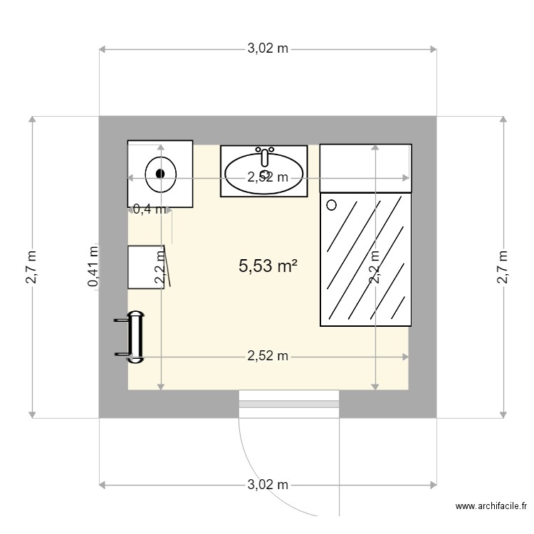 SALL. Plan de 0 pièce et 0 m2