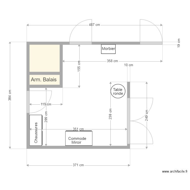 Entrée. Plan de 0 pièce et 0 m2