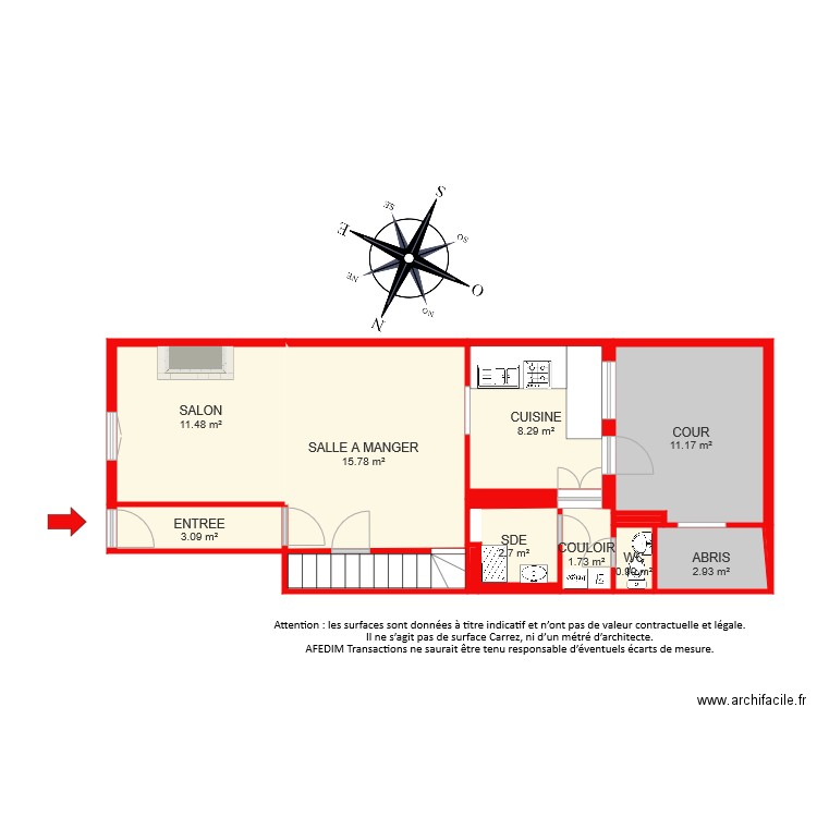 BI 6306 RDC. Plan de 0 pièce et 0 m2