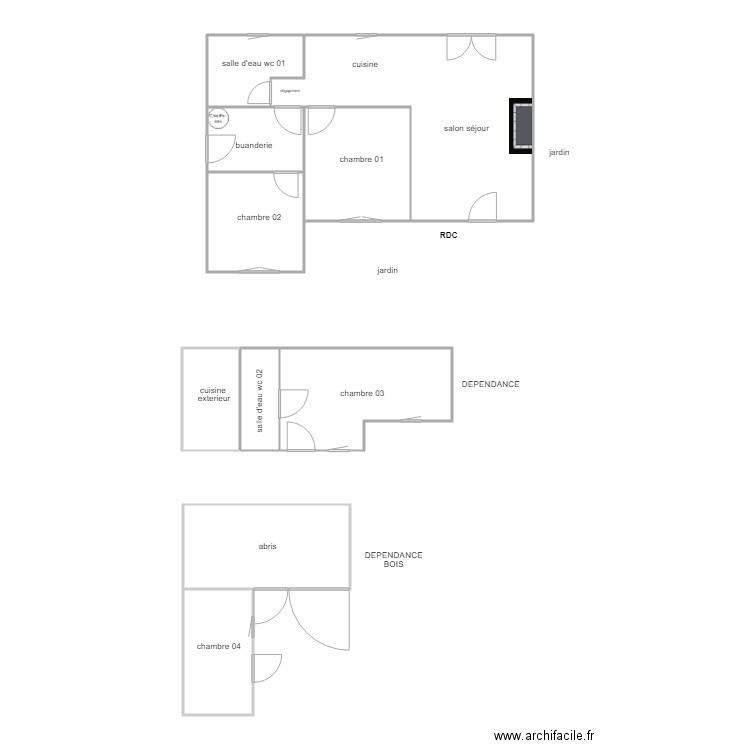 costa. Plan de 0 pièce et 0 m2