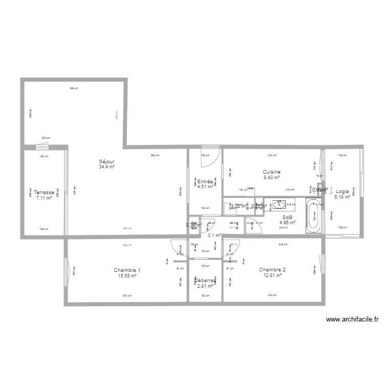 Ali Ben Chekhal. Plan de 