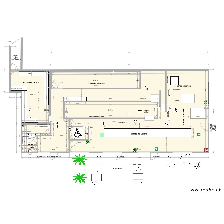 BOUL12. Plan de 5 pièces et 251 m2