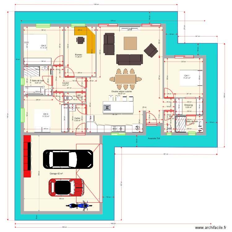 Adelina 123 m2 . Plan de 0 pièce et 0 m2