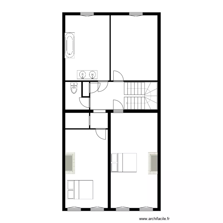 BORNAND etage. Plan de 