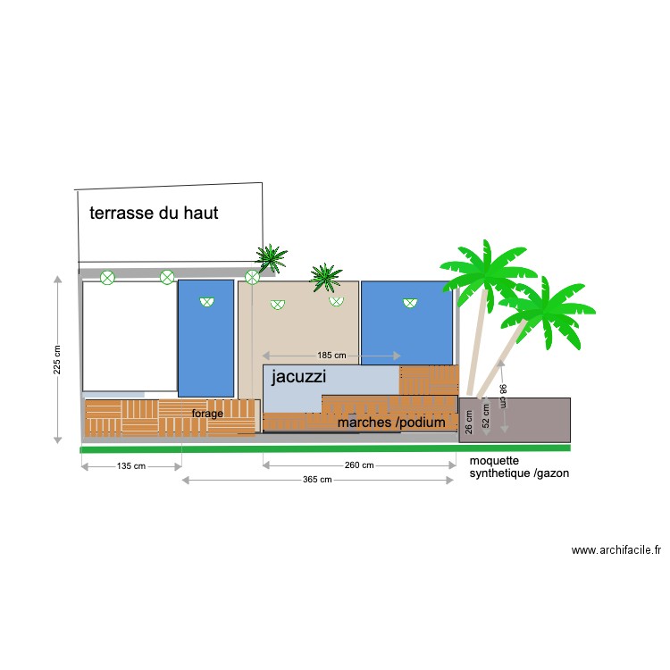 projet elevation porhel . Plan de 0 pièce et 0 m2