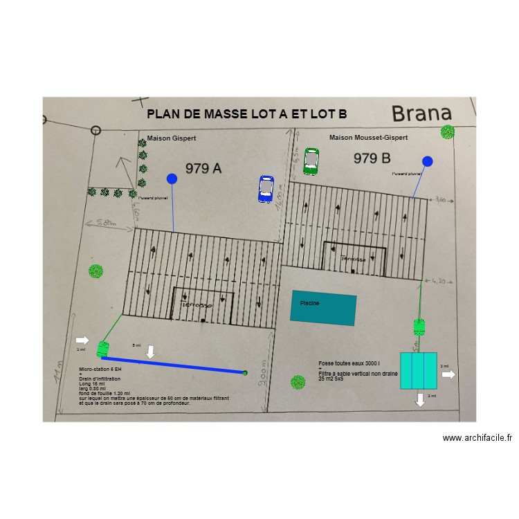 Gispert Mousset. Plan de 0 pièce et 0 m2