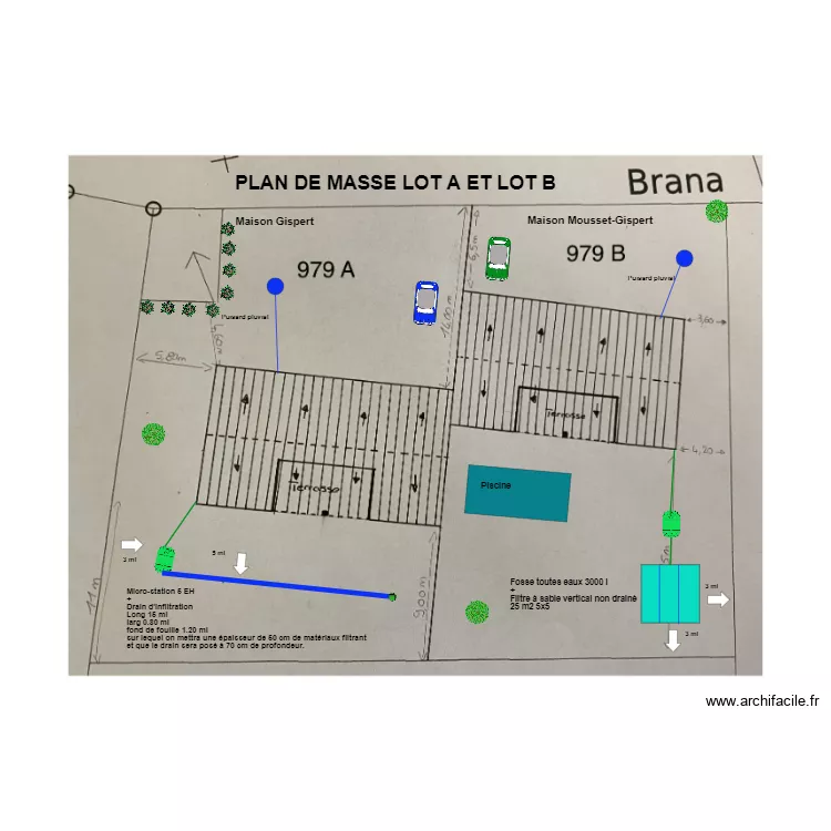 Gispert Mousset. Plan de 