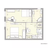 2&egrave;me &eacute;tage chambres et SDB