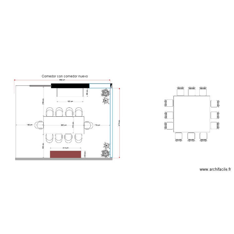 casa crestón comedor 2da opción. Plan de 0 pièce et 0 m2