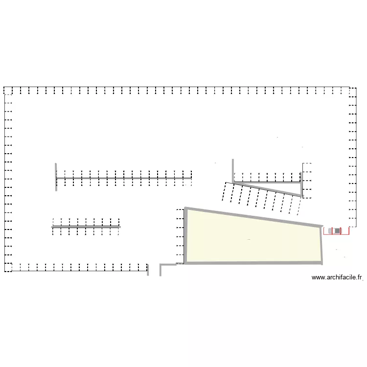 plan parking aftral jonage. Plan de 1  et 434 m²