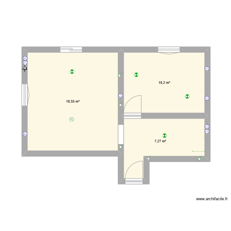 appart. Plan de 0 pièce et 0 m2