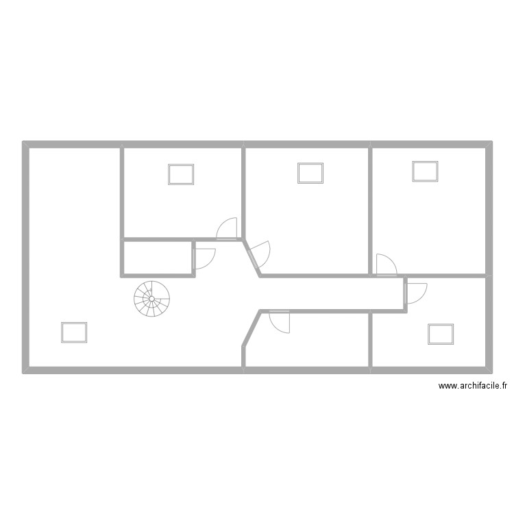 DUBOIS R+1. Plan de 7 pièces et 152 m2