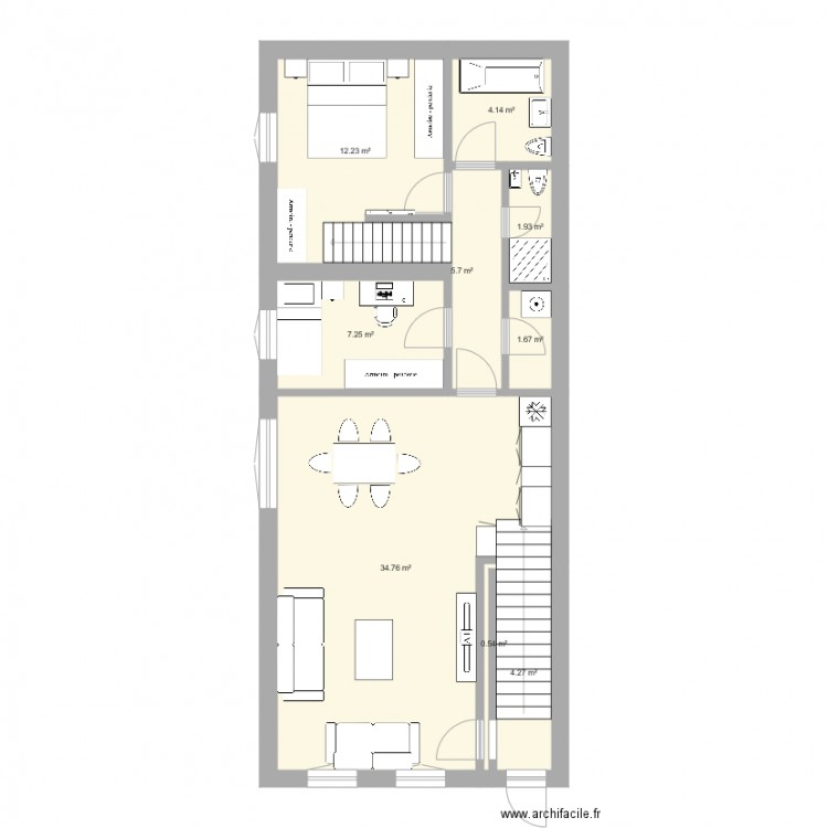 boh ok. Plan de 0 pièce et 0 m2