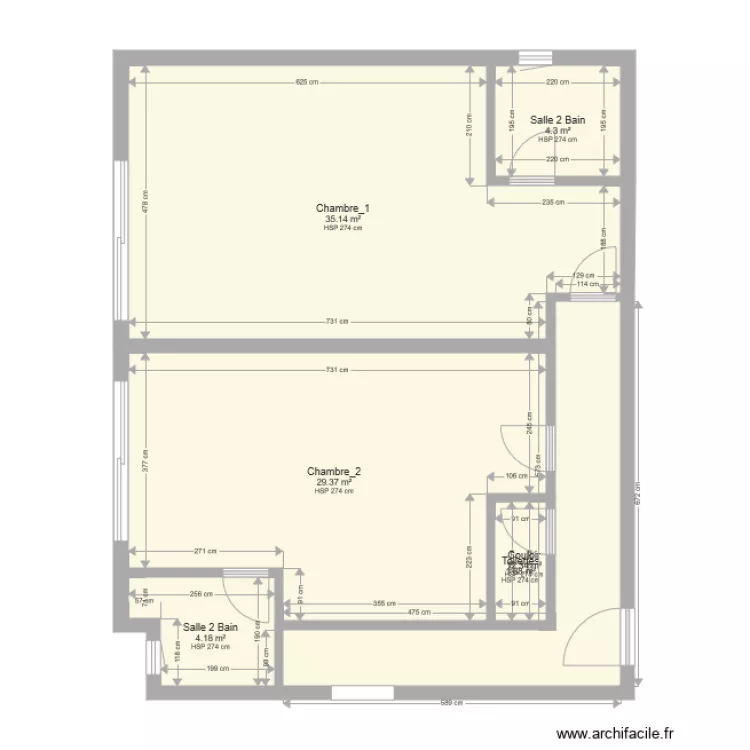 Portet 1990 bas. Plan de 