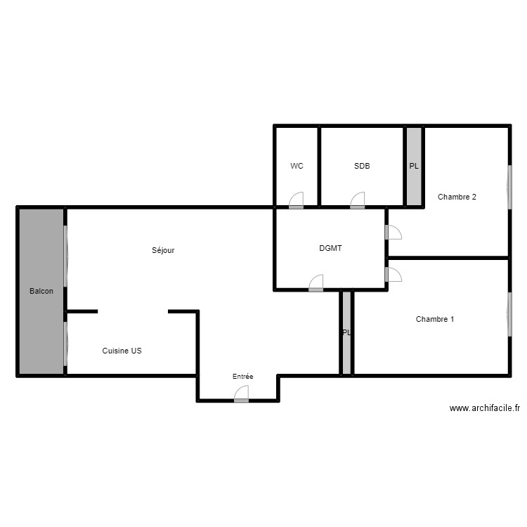 plan perez 1. Plan de 9 pièces et 331 m2