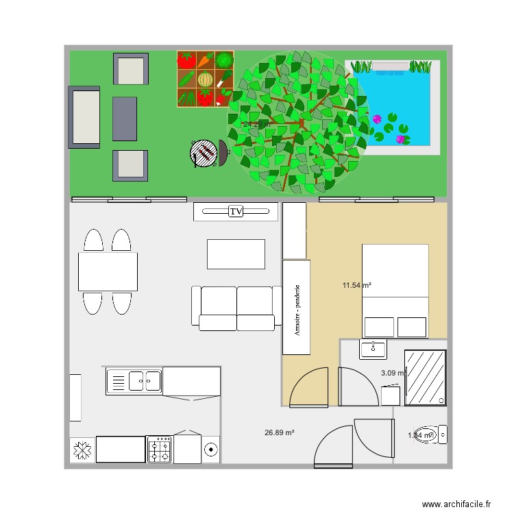 maison . Plan de 0 pièce et 0 m2