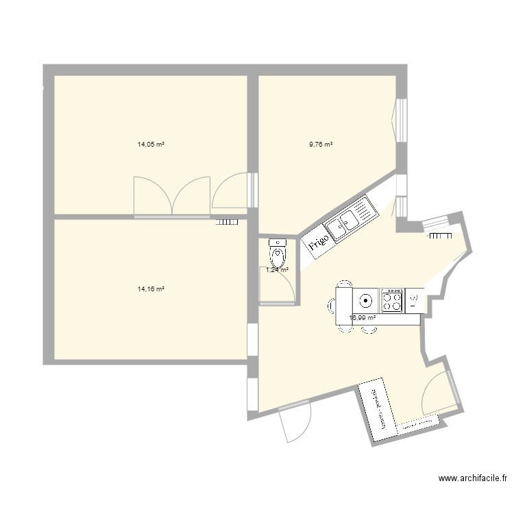 Clotilde BAR. Plan de 0 pièce et 0 m2