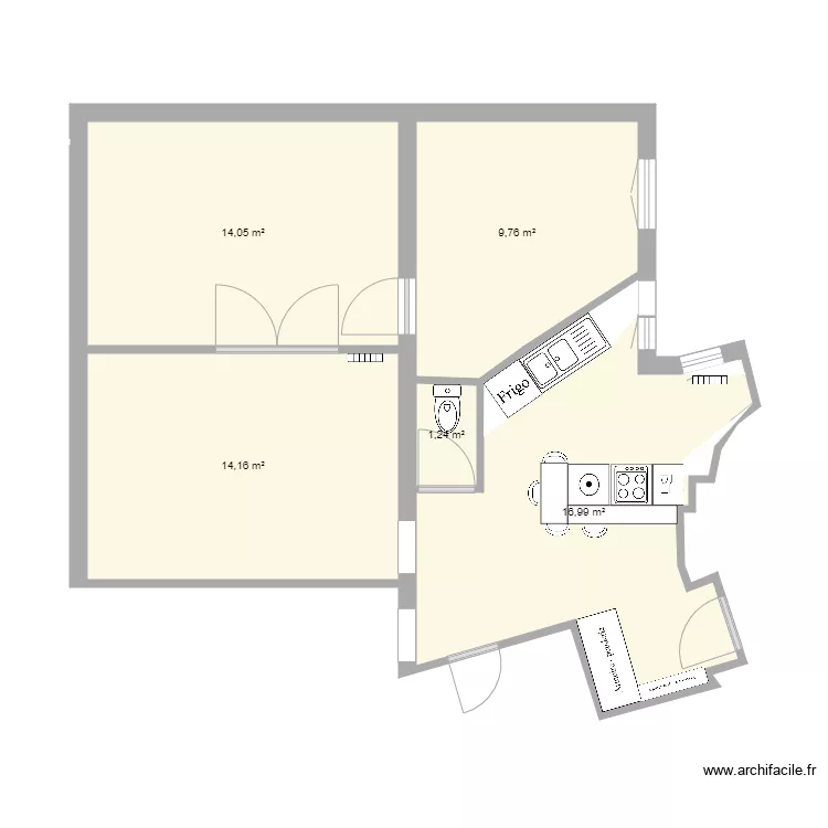 Clotilde BAR. Plan de 