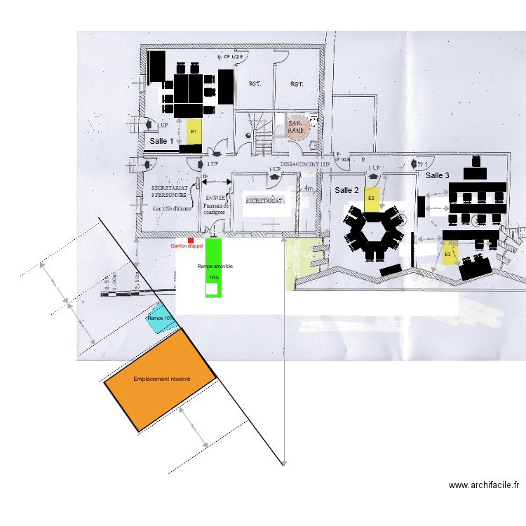 Salles Saint Paul 1. Plan de 0 pièce et 0 m2