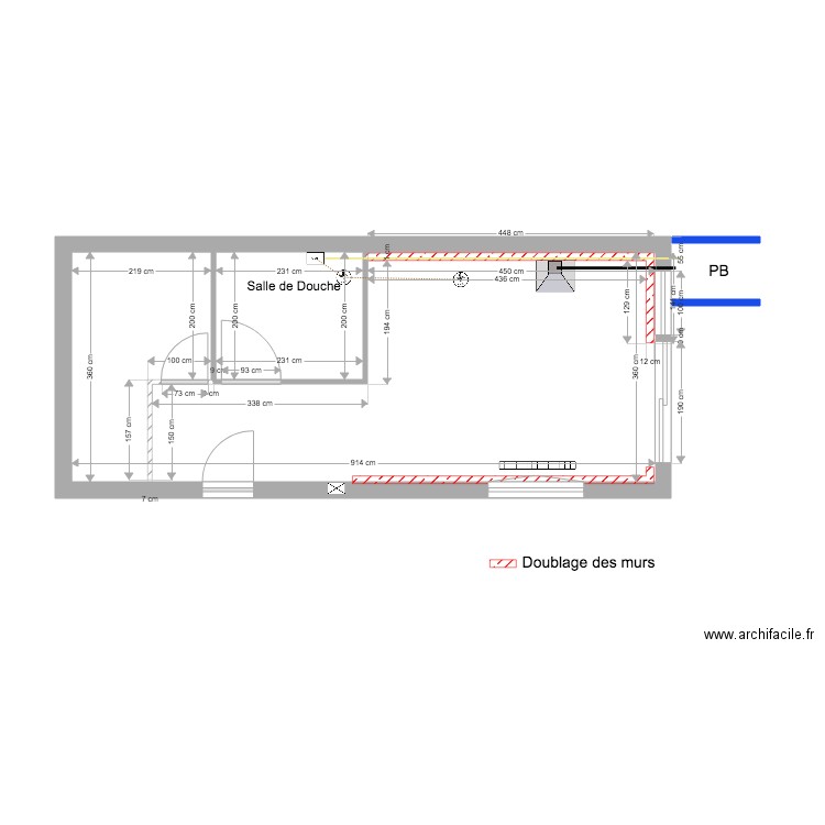 Cuisine GS. Plan de 0 pièce et 0 m2