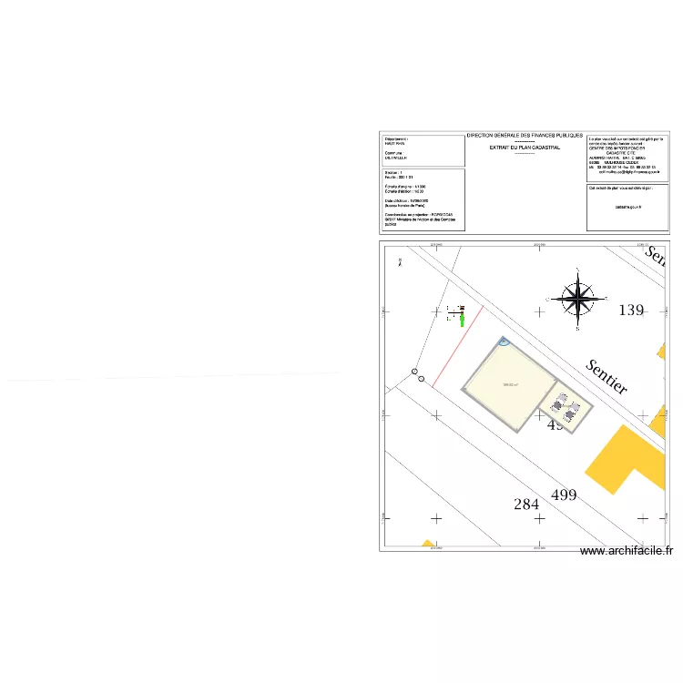 MAISON DIETWILLER. Plan de 