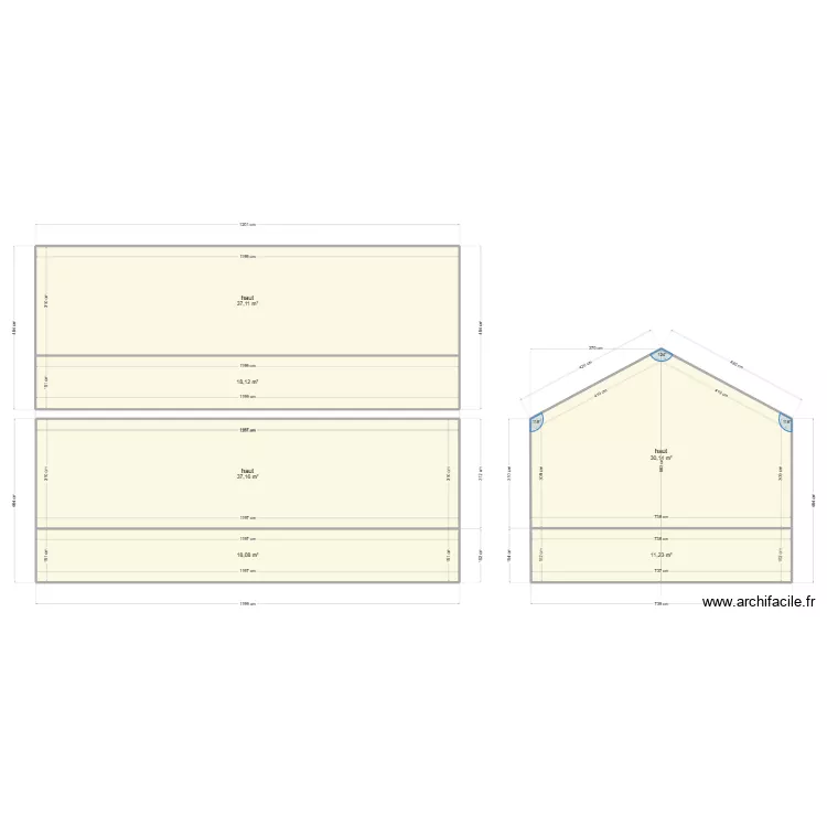 Trimboli. Plan de 6  et 152 m²