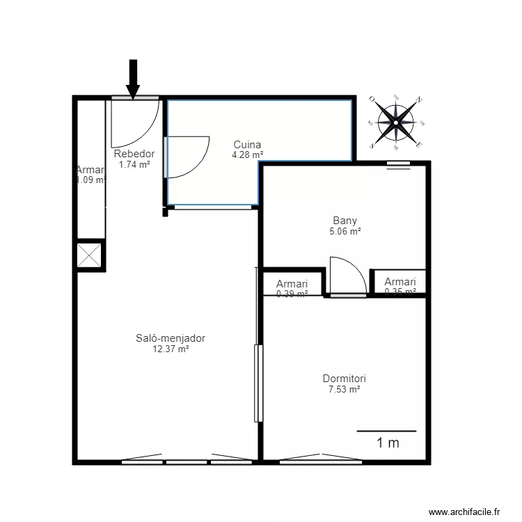 ED EL ROURE ROUREDA DE SANSA 32 34 3 E ANDORRA. Plan de 
